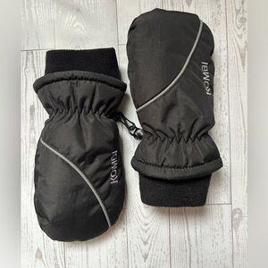 Kombi Black Kids Mittens